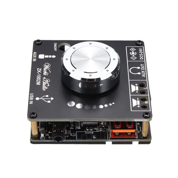 ZK-1002M Stereo Bluetooth 5.0 Power Audio Amplifier Board - 100W x 2 - Image 3