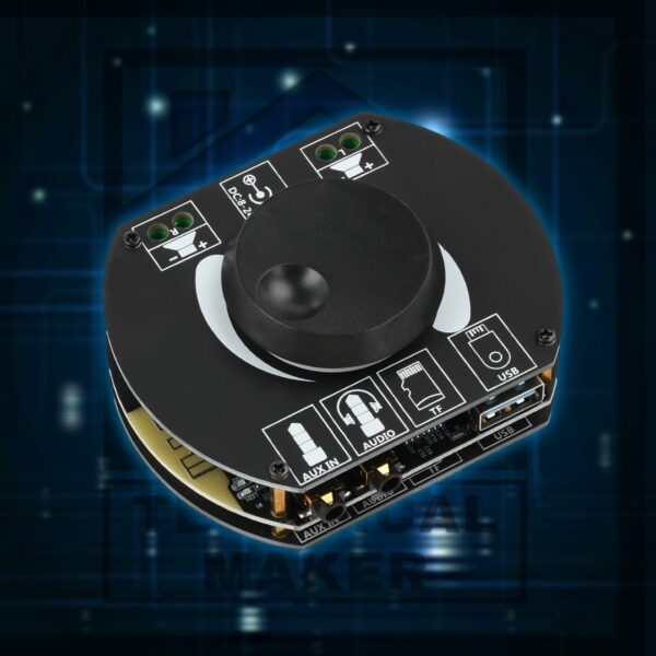 Gold-A502, 50+50 HIFI Digital Stereo Amplifier TPA3116 Bluetooth Amplifier Board Module