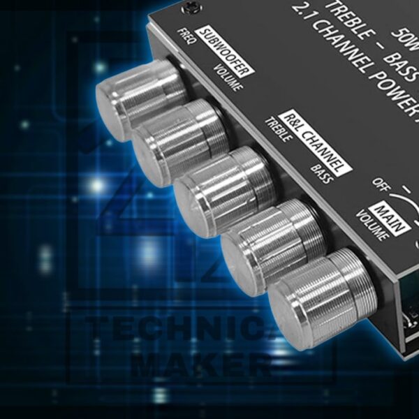 ZK-TB21 High Power 2.1 Channel Bluetooth Digital Amplifier Board 50WX2+100W - Image 3