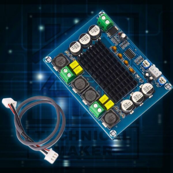 Xhm543 Digital Amplifier Board 2x120w 2 Channel Stereo Power Amplifier Module With Cable For Diy P - Image 2