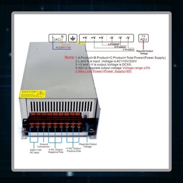 36v, 20 A power supply - Image 3