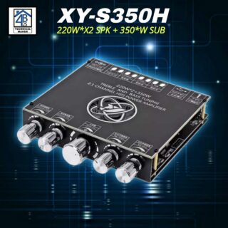 Technical Maker XY -S350H 3251, 2.1 Channel Bluetooth Digital Subwoofer Amplifier Board 220Wx2+350W