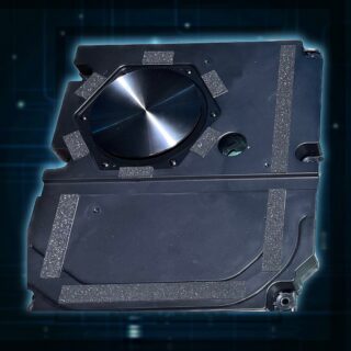 TM- Imported, 25w to 35w, 6ohm square subwoofer box with high-end quality.( Refurbished )