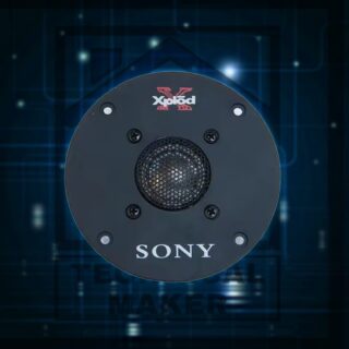 SONY 1pc 4 Inch Titanium Film Tweeter Hi Fi Accessories Treble Head 15 to 70W 5 Ohm Unit KTV Audio Speaker
